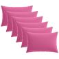 Preview: Wurfkissen 6 stk. HEERLEN Rosa 30 x 50 cm Polyester