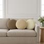 Preview: Wurfkissen 2 stk. HEERLEN Creme Durchmesser 40 cm Polyester