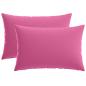 Preview: Wurfkissen 2 stk. HEERLEN Rosa 30 x 50 cm Polyester