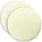 Preview: Wurfkissen 2 stk. HEERLEN Creme Durchmesser 50 cm Polyester