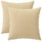 Preview: Wurfkissen 2 stk. HEERLEN Beige 40 x 40 cm Polyester