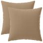 Preview: Wurfkissen 2 stk. HEERLEN Taupe 45 x 45 cm Polyester