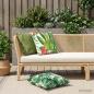 Preview: ARDEBO.de - Wurfkissen 2 stk. HEERLEN Blattdesign 55 x 55 cm Polyester