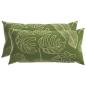 Preview: Wurfkissen 2 stk. HEERLEN Blattdesign 40 x 80 cm Polyester