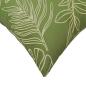 Preview: Wurfkissen 2 stk. HEERLEN Blattdesign 40 x 80 cm Polyester