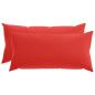 Preview: Wurfkissen 2 stk. HEERLEN Rot 40 x 80 cm Polyester