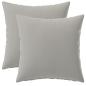 Preview: Wurfkissen 2 stk. HEERLEN Grau 40 x 40 cm Polyester