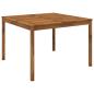 Preview: Gartentisch Natur 110 x 108,5 x 75 cm Massivholz Akazie