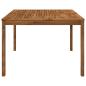 Preview: Gartentisch Natur 110 x 108,5 x 75 cm Massivholz Akazie