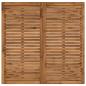 Preview: Gartentisch Natur 110 x 108,5 x 75 cm Massivholz Akazie