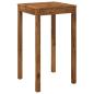 Preview: Gartenbar-Tisch LAREN Natur 60 x 60,5 x 105 cm