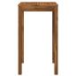 Preview: Gartenbar-Tisch LAREN Natur 60 x 60,5 x 105 cm