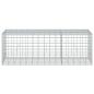 Preview: Gabione mit 5 mm Draht und 5x10 cm Maschen 150x50x50 cm