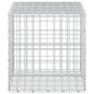 Preview: Gabione mit 5 mm Draht und 5x10 cm Maschen 150x50x50 cm