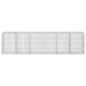 Preview: Gabione mit 3,5 mm Draht und 5x2,5 cm Maschen 600x100x150 cm