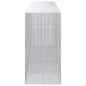 Preview: Gabione mit 3,5 mm Draht und 5x2,5 cm Maschen 500x100x200 cm