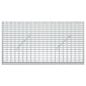 Preview: Gabione mit 5 mm Draht und 5x2,5 cm Maschen 100x10x50 cm