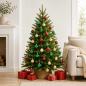 Preview: ARDEBO.de - Weihnachtskugelset 150 stk. Rot, Gold und Grün Durchmesser 3 cm