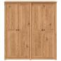 Preview: Kleiderschrank PANAMA Honig 169 x 50 x 185 cm