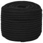 Preview: Mehrzweck-Allzweckseil 14 mm 25 m Schwarz Polyester