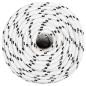 Preview: Mehrzweck-Allzweckseil 14 mm 25 m Weiß Polyester