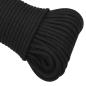 Preview: Mehrzweck-Allzweckseil 4 mm 25 m Schwarz PP