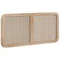 Preview: Kopfteil mit Kopfteil Natur 120 x 55 x 3 cm Rattan