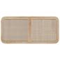 Preview: Kopfteil mit Kopfteil Natur 120 x 55 x 3 cm Rattan