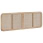 Preview: Kopfteil mit Kopfteil Natur 160 x 55 x 3 cm Rattan