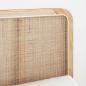 Preview: Kopfteil mit Kopfteil Natur 160 x 55 x 3 cm Rattan