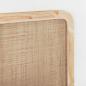 Preview: Kopfteil mit Kopfteil Natur 180 x 55 x 3 cm Rattan