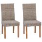 Preview: Esszimmerstuhl GENDT 2 stk. Kubu Grau 45 x 54 x 93 cm