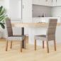 Preview: Esszimmerstuhl GENDT 2 stk. Kubu Grau 45 x 54 x 93 cm
