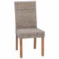 Preview: Esszimmerstuhl GENDT 2 stk. Kubu Grau 45 x 54 x 93 cm