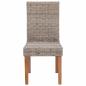 Preview: Esszimmerstuhl GENDT 2 stk. Kubu Grau 45 x 54 x 93 cm