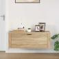 Preview: Wand-Schuhschrank Sonoma-Eiche 100x35x38 cm Holzwerkstoff