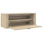 Preview: Wand-Schuhschrank Sonoma-Eiche 100x35x38 cm Holzwerkstoff