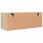 Preview: Wand-Schuhschrank Sonoma-Eiche 100x35x38 cm Holzwerkstoff
