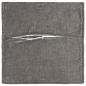Preview: Wurfkissen 6 stk. HOUTEN Dunkelgrau 50 x 50 cm Chenille-Stoff