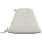 Preview: Bankkissen VIANEN 2 stk. 100 % Polyester Weiß 200 x 40 x 12 cm