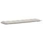 Preview: Bankkissen VIANEN 2 stk. 100 % Polyester Weiß 200 x 40 x 12 cm