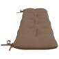 Preview: Bankkissen VIANEN 100 % Polyester Taupe 180 x 30 x 12 cm