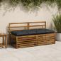 Preview: ARDEBO.de - Bankkissen VIANEN 100 % Polyester Dunkelblau 140 x 60 x 12 cm