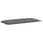 Preview: Bankkissen VIANEN 100 % Polyester Grau 150 x 60 x 12 cm