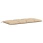 Preview: Bankkissen VIANEN 100 % Polyester Creme 160 x 60 x 12 cm