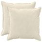 Preview: ARDEBO.de - Wurfkissen 2 stk. HOUTEN Creme 70 x 70 cm Mikrofaser Fleece
