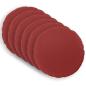 Preview: Wurfkissen 6 stk. HEERLEN Weinrot Durchmesser 60 cm Polyester