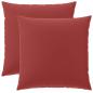 Preview: Wurfkissen 2 stk. HEERLEN Weinrot 80 x 80 cm Polyester