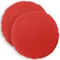 Preview: Wurfkissen 2 stk. HEERLEN Rot Durchmesser 60 cm Polyester