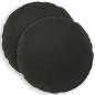 Preview: Wurfkissen 2 stk. HEERLEN Schwarz Durchmesser 40 cm Polyester